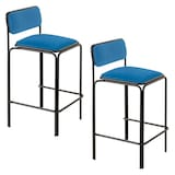 Artikelbild 1 für 2 meet powered by PAPERFLOW Barhocker BISTRO THBISX2SC.06 blau Kunstleder, Artikelnummer 230189