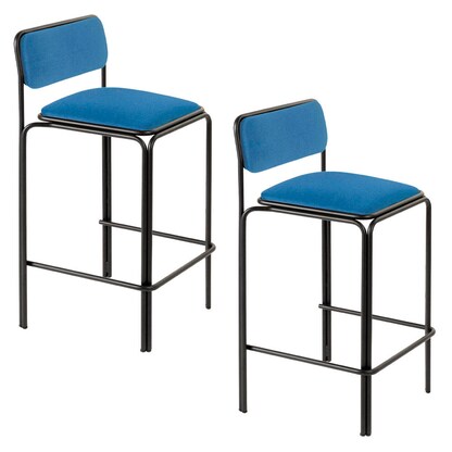 Artikelbild für 2 meet powered by PAPERFLOW Barhocker BISTRO THBISX2SC.06 blau Kunstleder, Artikelnummer 230189