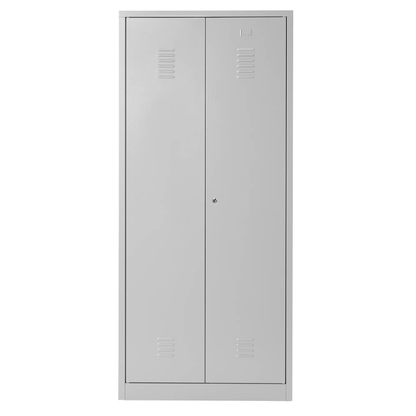 Artikelbild 4 für Gürkan Putzmittelschrank 104527 lichtgrau 80,0 x 50,0 x 180,0 cm, aufgebaut, Artikelnummer 242762