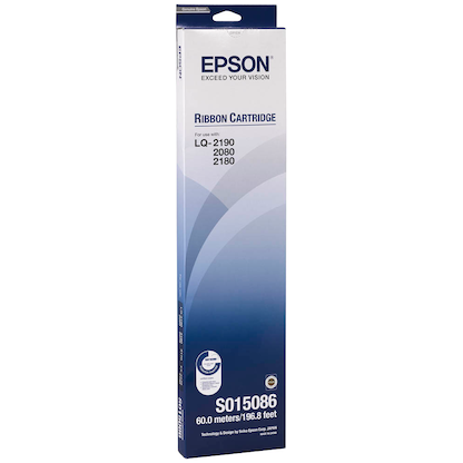 Artikelbild 2 für EPSON S015086 schwarz Farbband, 1 St., Artikelnummer 563890