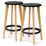 Artikelbild 1 für 2 meet powered by PAPERFLOW Barhocker Woody THWOOD.23.01 schwarz, Artikelnummer 546869