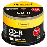 Artikelbild 1 für 50 Intenso CD-R 700 MB bedruckbar, Artikelnummer 767905