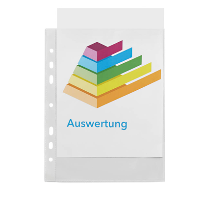 Artikelbild 3 für 100 Lands Prospekthüllen DIN A5 glasklar glatt 0,08 mm, Artikelnummer 202612