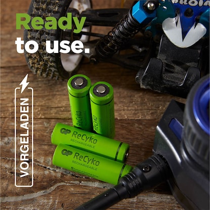 Artikelbild 10 für 4 GP Akkus ReCyko+ Micro AAA 950 mAh, Artikelnummer 290233