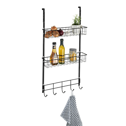 Artikelbild 6 für WENKO Türregal schwarz 39,0 x 10,0 x 75,0 cm, Artikelnummer 531527