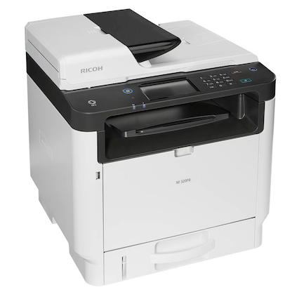 Artikelbild 4 für RICOH M 320FB 4 in 1 Laser-Multifunktionsdrucker grau, Artikelnummer 759882