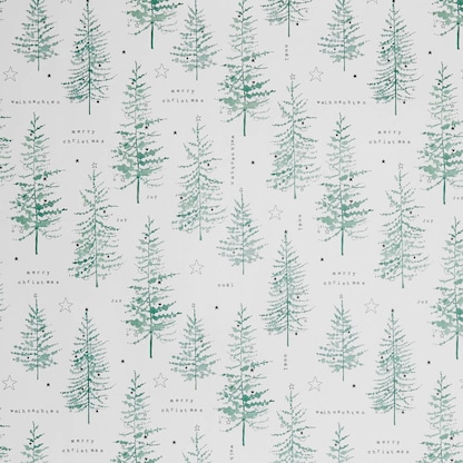 Artikelbild 3 für JUNG SCHÖNER VERPACKEN Geschenkpapier Borgholm Weihnachtsbaum mehrfarbig, 20,0 m, Artikelnummer 903077