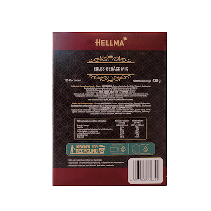 Artikelbild 5 für HELLMA Edles Gebäck Mix Kekse 125 St., Artikelnummer 131119
