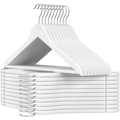 Artikelbild für SONGMICS Kleiderbügel weiß, 20 St., Artikelnummer 262588