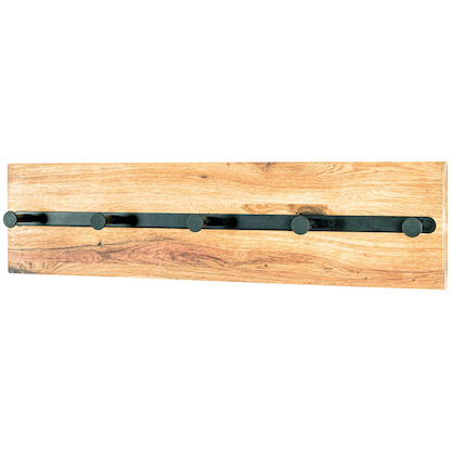 Artikelbild 5 für HAKU Möbel Wandgarderobe 22314 braun Holz 5 Haken 60,0 x 15,0 cm, Artikelnummer 551683