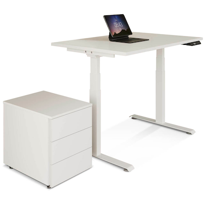 Artikelbild für BaseLite Büromöbel-Set weiß, Artikelnummer 364107