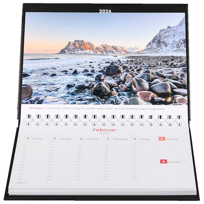 Artikelbild 4 für KUNTH Tischquerkalender Hurtigruten 2026, Artikelnummer 575658