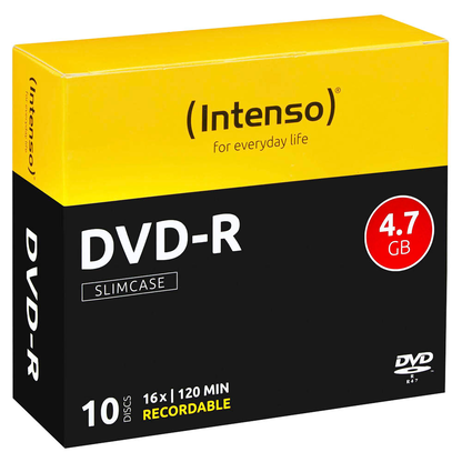 Artikelbild 11 für 10 Intenso DVD-R 4,7 GB, Artikelnummer 827006