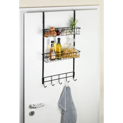 Artikelbild 7 für WENKO Türregal schwarz 39,0 x 10,0 x 75,0 cm, Artikelnummer 531527