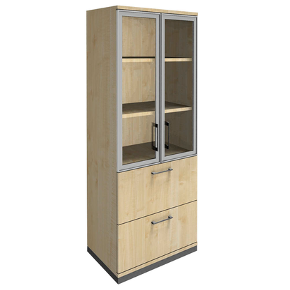 Artikelbild 19 für fm Aktenschrank Oldenburg, 4260429767519 königsahorn 2 Fachböden 80,0 x 44,2 x 186,9 cm, Artikelnummer 372074