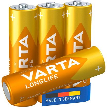 Artikelbild für 4 VARTA Batterien LONGLIFE Mignon AA 1,5 V, Artikelnummer 399442