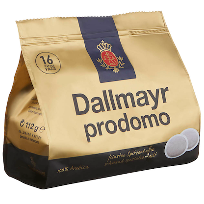Artikelbild 2 für Dallmayr prodomo Kaffeepads, Arabicabohnen 16 Pads, Artikelnummer 188007