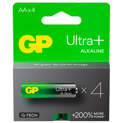 Artikelbild 3 für 4 GP Batterie ULTRA PLUS Mignon AA 1,5 V, Artikelnummer 219471