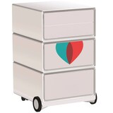 Artikelbild 1 für PAPERFLOW easyBox Business Rollcontainer weiß, bunt 4 Auszüge 39,0 x 43,6 x 64,2 cm, Artikelnummer 214803