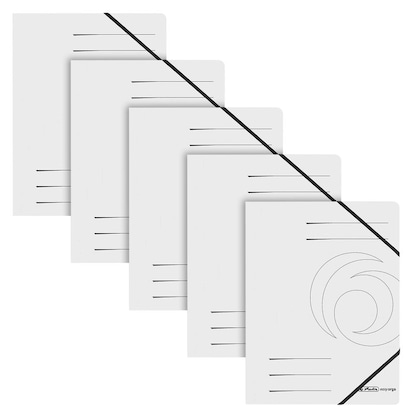 Artikelbild für herlitz Eckspanner easy orga DIN A4 weiß, 5 St., Artikelnummer 687954