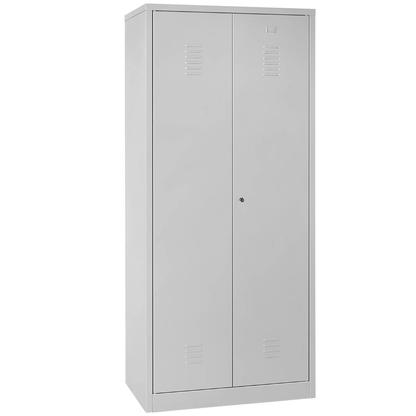 Artikelbild 8 für Gürkan Putzmittelschrank 104527 lichtgrau 80,0 x 50,0 x 180,0 cm, aufgebaut, Artikelnummer 242762