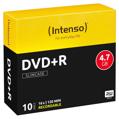 Artikelbild 12 für 10 Intenso DVD+R 4,7 GB, Artikelnummer 827014