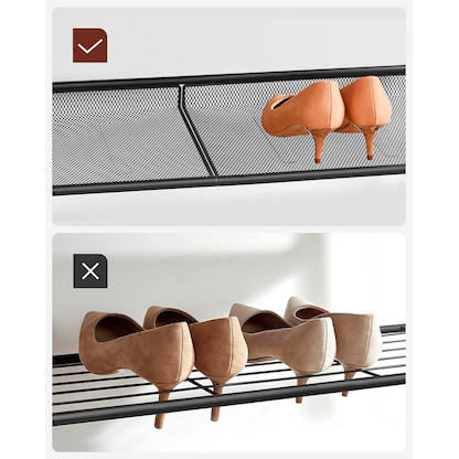 Artikelbild 10 für VASAGLE Schuhregal braun, schwarz 75,0 x 28,0 x 93,0 cm, Artikelnummer 262448