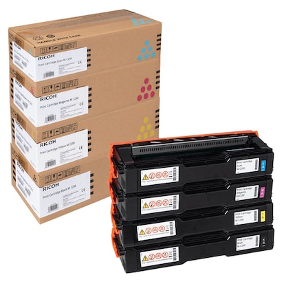 Artikelbild 4 für RICOH M C250 schwarz, cyan, magenta, gelb Toner, 4er-Set, Artikelnummer 473649