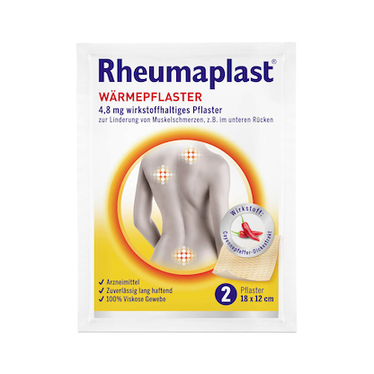 Artikelbild für Wärmepflaster Rheumaplast® 1596 12,0 x 18,0 cm, 2 St., Artikelnummer 577427