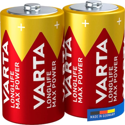 Artikelbild 6 für 2 VARTA Batterien LONGLIFE Max Power Mono D 1,5 V, Artikelnummer 552848