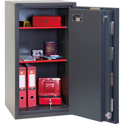 Artikelbild 4 für phoenix Tresor Mercury Sicherheitsstufe 2 nach EN 1143-1 mit Feuerschutz graphitgrau 52,0 x 50,0 x 97,0 cm, Artikelnummer 845110