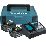Artikelbild 1 für makita Werkzeugakkus mit Schnellladegerät Power Source Kit Lithium-Ionen 2x 3,0 Ah, Artikelnummer 921940