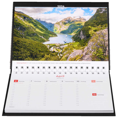 Artikelbild 6 für KUNTH Tischquerkalender Hurtigruten 2026, Artikelnummer 575658