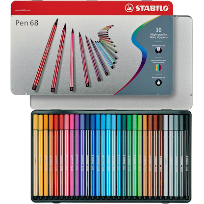 Artikelbild 9 für STABILO Pen 68 Filzstifte farbsortiert, 30 St., Artikelnummer 816304
