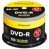 Artikelbild 1 für 50 Intenso DVD-R 4,7 GB, Artikelnummer 909366