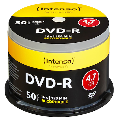 Artikelbild 17 für 50 Intenso DVD-R 4,7 GB, Artikelnummer 909366