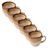 Artikelbild 1 für 6 HEART & SOUL Espressotassen Perfect Match Cumin hellbraun 0,08 l, Artikelnummer 108587