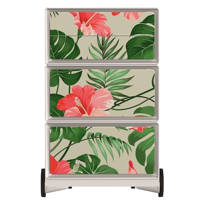 Artikelbild 3 für PAPERFLOW easyBox Tropical Rollcontainer weiß, bunt 4 Auszüge 39,0 x 43,6 x 64,2 cm, Artikelnummer 215839