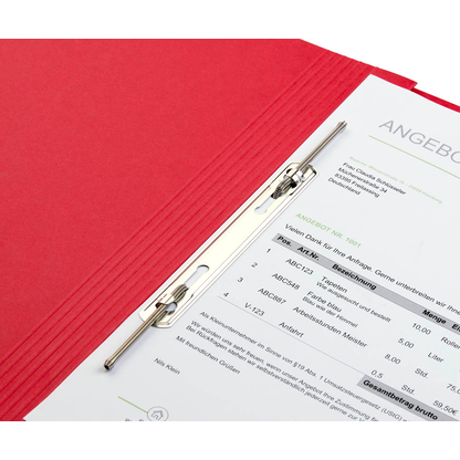 Artikelbild 2 für BRUNNEN Spiralhefter FACT!plus Karton rot DIN A4, Artikelnummer 925091