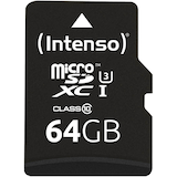Artikelbild 1 für Intenso Speicherkarte microSDXC Professional 64 GB, Artikelnummer 214922