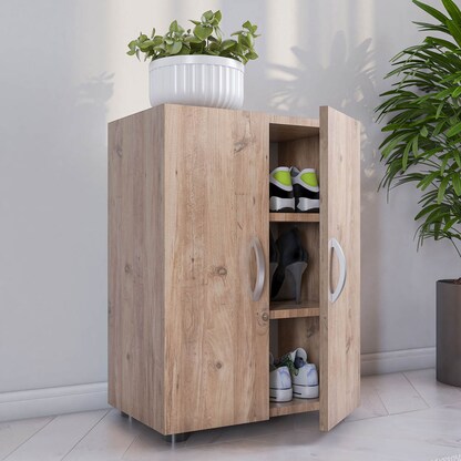 Artikelbild 5 für VCM my home Schuhschrank Ulas, 918420 eiche 49,0 x 34,0 x 74,0 cm, Artikelnummer 911547