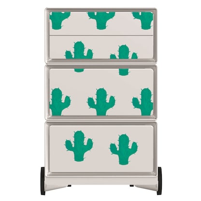 Artikelbild 3 für PAPERFLOW easyBox Tropical Rollcontainer weiß, bunt 4 Auszüge 39,0 x 43,6 x 64,2 cm, Artikelnummer 215539