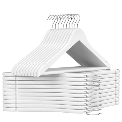 Artikelbild 2 für SONGMICS Kleiderbügel weiß, 20 St., Artikelnummer 262588