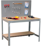 Artikelbild 1 für Simonrack Werkbank SIMONWORK BT2 grau 121,0 x 61,0 x 144,5 cm, Artikelnummer 358889