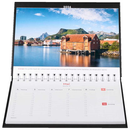 Artikelbild 7 für KUNTH Tischquerkalender Hurtigruten 2026, Artikelnummer 575658