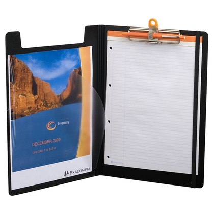 Artikelbild 3 für Exacompta Klemmbrettmappen Exaboard Klappe 52134E DIN A4 schwarz Kunststoff, 1 St., Artikelnummer 382844