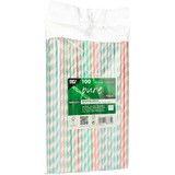Artikelbild 1 für 100 PAPSTAR Strohhalme pure farbsortiert, Artikelnummer 329171