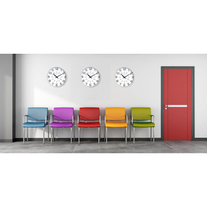 Artikelbild 2 für unilux Wanduhr Maxi Pop weiß grau Kunststoff, Ø 37,5 cm, Artikelnummer 723707