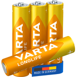 Artikelbild 1 für 4 VARTA Batterien LONGLIFE Micro AAA 1,5 V, Artikelnummer 399653