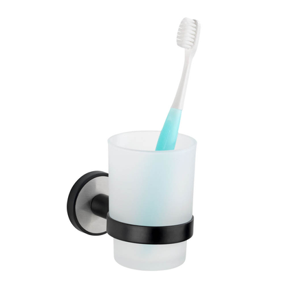 Artikelbild 4 für WENKO Zahnputzbecher Udine weiß/anthrazit, Artikelnummer 807567